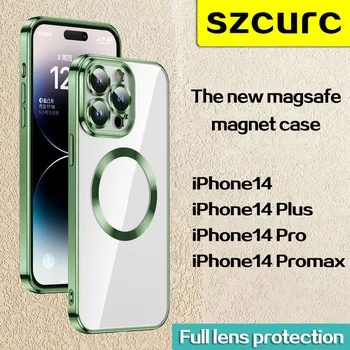 Uus magsafe High-end luksus iPhone14 Pro Max Telefoni puhul iphone ' i 13 12 14plus Magnet äraveo ultra-õhuke kate, kott