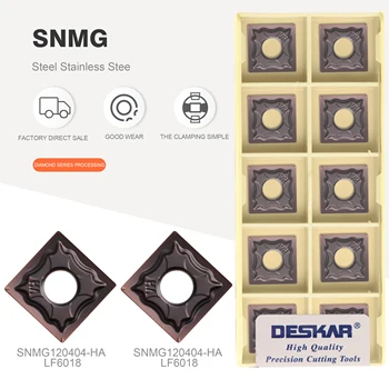 SNMG120404 SNMG120408 HA MA HS LF6018 DESKAR originaal CNC treipingi vahend kõrge kvaliteedi ja karbiid roostevaba teras välised keerates