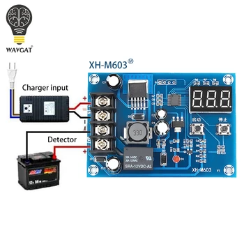 WAVGAT Laadimise Kontroll Moodul XH-M603 Digitaalne LED Ekraan mälu Liitium Aku Laadija Kontrolli Lüliti tarbijakaitseameti