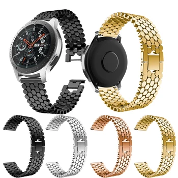 newStainless Terase Asendamine Smart Watch Band Samsung Galaxy Vaata 46 mm Käevõru Watch Bänd Mood Rihm 22mm Eest Käik S3