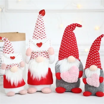 Sõbrapäeva Näota Nukk Ornament Põhjamaade Gnome Vana Mees-Nukk ystävänpäivä Kodu Kaunistamiseks Pulmad Dekoratsioon Kingitus, Mänguasjad