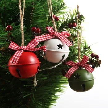 2tk Valged Kellad Xmas Tree Rippuvad Kõlksuma Kaunistused Ripats Merry Christmas Decoration Kodu Poole 2022 Uue Aasta Kingitus Navidad