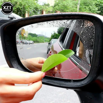 2TK Auto Rearview Mirror kaitsekile Anti Udu Akna Selge Veekindel Tahavaatepeegli Kaitsev Pehme Kile, Auto Tarvikud