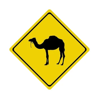 auto kleebis hoiatus camel mootorratta kaitseraua kere aknas decal pvc veekindel päikesekaitse 15cm