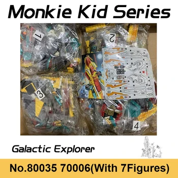 2022 Uus Monkie Kid Seeria Galaktika Explorer Ehitusplokid Ruumi Raketi Laeva Arvandmed Tellised Mänguasjad Poiss Jõulukinke