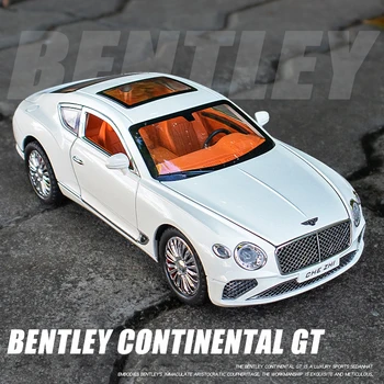 1/24 Bentley Continental GT Metallist Sõiduki Sulamist Mudel Auto Kollektsioon Simulatsiooni Diecast Mänguasja Valgus-Heli Mänguasjad Lastele Lapsed