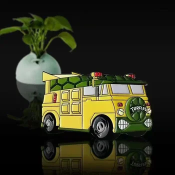 Loominguline Kilpkonnad Bussi Auto Emailiga Pin-Cartoon Kilpkonn Armas Embleem Sõle Ehted Aksessuaar Kingitusi Sõpradele Lapsed (LAOS)