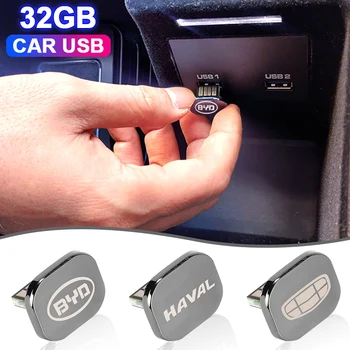 Mini USB Flash Drive Memory Stick 32GB Car Styling, U Ketaste jaoks Mercedes Benz AMG GT GT4 W204 205 212 213 GLC GLE CLA Tarvikud