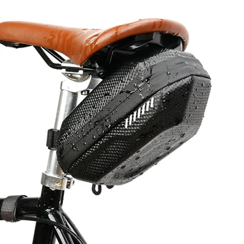 Suure Võimsusega Bike Saba Pack EVA Kõva Kest Sadul Kotid Veekindel Süsiniku Muster Mountain Bike Kott Asjade Ratsutamine