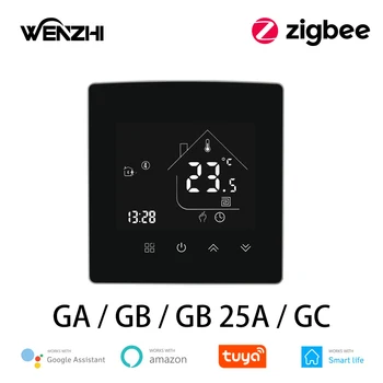 ZigBee 3.0 Termostaat Temperatuuri Kontroller Vesi/elekter põrandaküte Gaasi Boiler GA/GB/GC Smart Elu Tuya Alexa Google Kodu