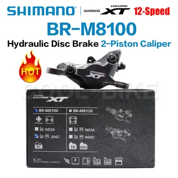 Shimano XT BR M8100 BR-M8100 MTB Disc Brake Caliper koos originaal karbi piduriklotsid vaik või metallist J04C