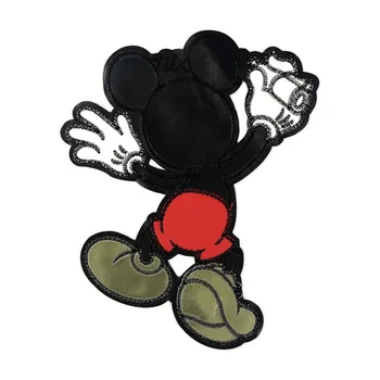Disney Cartoon Naha Laigud Cartoon Õmble Miki Hiir Tagasi Anime Riided Appliques Rõivaste Kid Riie Rõivaste Kleebised