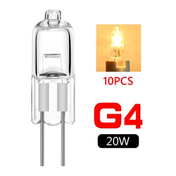 TSLEEN 10tk G4 Halogeen Pirn 12V 20W G4 Halogeenlambid Valgus Maailmas Palju JC Bi-Pin G4 LED Lamp Warm White Asendada LED Lamp