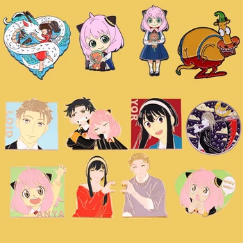 Jaapani Anime SPIOON×PERE Metallist Sõled, Naistele, Sõle Emailiga Pin Rinnamikrofon Märgid Ehted Tarvikud