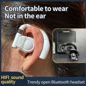 Sport Bluetooth-Kõrvaklapid koos Mikrofoni Bluetooth-5.3 Juhtmeta Kõrvaklapid HiFi Stereo Traadita Earbuds Bass Avatud Kõrva TWS