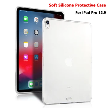 Case For iPad Pro 12.9 2021 2020 TPÜ Läbipaistev, Pehmest Silikoonist Kate iPad Pro12.9 2018 Paindlik Selge, Läbipaistev Tagumine Kate