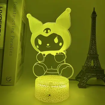 Anime Kuromies Öö Valgust Home Decor Minu Melodyes 3D Stereo Öö-LED-Nightlight 16 Värvi Touch Lamp Kid Sünnipäeva Kingitus