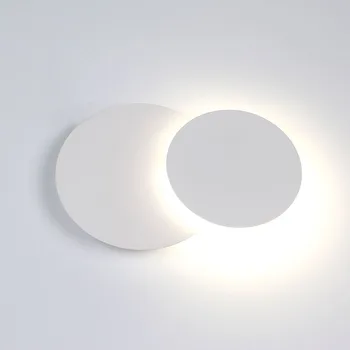 Kaasaegne Minimalistlik LED seinavalgusti Loominguline Magamistuba Öö LED Light Ring Pööratav Sconce Lamp Seinale Siseruumides Seina Valgus