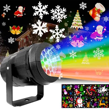 Jõulud Projektor Tuled Väljas Puhkus Led Projektsioon, Lamp On Veekindel Xmas Decor Lumehelves Laser Kerge Lumi Poole Aed