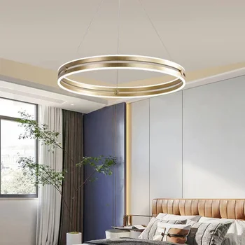 Kahepoolne ringi ripats lamp Kaasaegne minimalistlik lühter loominguline ringi LED-lühter elutuba söögituba, magamistuba lighti