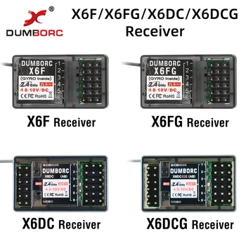 DUMBORC X6F/X6FG/X6DC/X6DCG 2.4 G 6CH Raadio Kontrolli Süsteemi Vastuvõtja X4 X5 X6 X6P Saatja RC Auto, Paadi pult