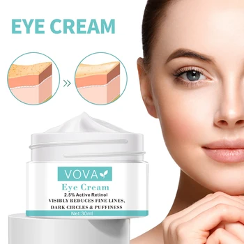 Aktiivne Retinol Anti-Wrinkle Eye Cream Eemaldada Tumedad Ringid Tugevneda Trahvi Read Anti-Vananemine, Anti-Puffiness Silma Kotid Silmade Hooldus Trimmiv