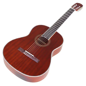 Maroon värvi 39 tolline klassikaline kitarr täis sapele puit full size 6 string matt viimistlus klassikalise kitarri hea tuuning juhid