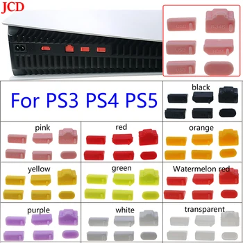 JCD 1set Silikoon Tolmu Pistikud Komplekt USB HDM-Liidese Anti-tolmu Kate Tolmukindel Pistik PS3 PS4 PS5 Mängukonsool Tarvikud Osa