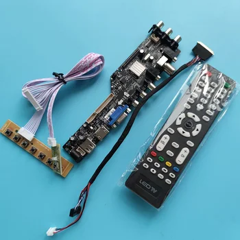 Komplekt LP156WH2-TLQ1/Q2/QA/RA töötleja juhatuse digitaalse 1366X768 HDMI-ühilduvate VGA AV-LED USB TV 15.6