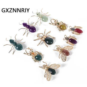 Mood Putukate Prossid Naiste Aksessuaarid Kulla Värvi Metallist Tihvtid Suur Vaik Sõle Ant Beetle Spider Broches Pool Ehted