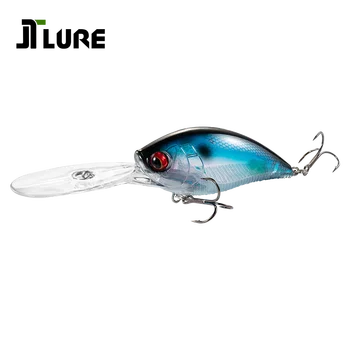 Soonilised Kõht 3D Deep Crank Wobbling Kalapüügi Lures Bass Haug 75mm 21g Kunstlik Sööt Jerkbait JT9333