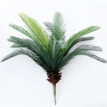 Brasiilia Tropical Palm tree tehislilled plastikust võltsitud tehase kimp jaoks Džungel partei Uus korter kaunistused faux taimmaterjal
