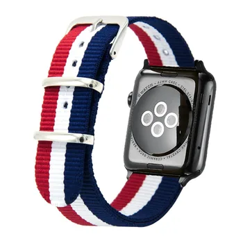 Värvikas Nailonist Rihm Apple Watch band 40mm 44mm iWatch bänd 38mm 42mm seeria Spordi-kaarde Käevõru Apple kella 8 7 6 5 4 3 2