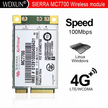 Mini PCI-E 3G/4G WWAN GPS moodul Sierra MC7700 PCI Express 3G HSPA, LTE 100MBP Traadita WWAN WLAN Kaart GPS Unlocked Tasuta shipping