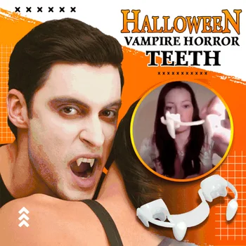 Pakiruumi Vampire Fangs DIY Vampiir Vale Hammaste Cosplay Isiku Pakkumist Halloween Vampire Fangs Teenetemärgi Meik Proteesid Rekvisiidid