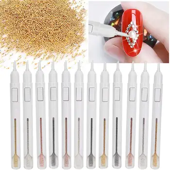4tk/komplekt Nail Art Dotting Pen Küünte Värvimine Pen DIY Kaunistamiseks Maniküür Dotting Pen Maniküür Vahendid Küünte Ball Pen Dotting Tool