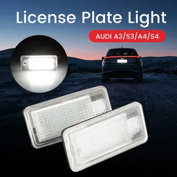 2tk Auto LED Litsentsi Number Plate Light Lamp Auto Canbus Car Styling, Audi A3, S3 A4, S4 B6 A6 S6 A8 S8 Q7 12V Auto Accessory
