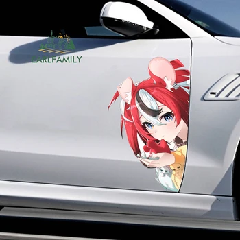 EARLFAMILY 43cm x 24.8 cm Suur Auto Kleepsud Hololive Hakos Baelz Mootorratta Auto Aksessuaarid Decal Campervan Graffiti RV Anime