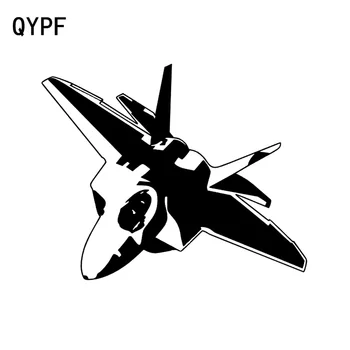 QYPF 15.9 cm*12.8 cm Õrn Väike Anime Ja Armas Lennuk Võitleja Mudel Vinüül Kleebis Auto Elavat Decal C18-0655