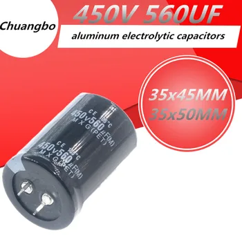 2tk-5tk 450V560UF Higt kvaliteedi alumiinium-elektrolüütkondensaatorid kondensaator 560UF 450V 35x45 35x50MM