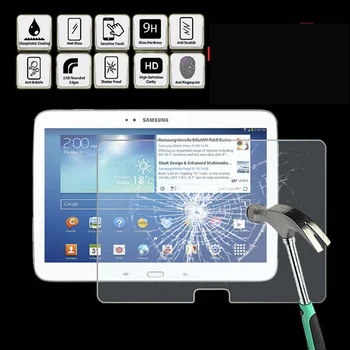 Samsung Galaxy Tab 3 10.1 P5200 GT-P5210 Tablett Ultra Selge Karastatud Klaasist Ekraan Kaitsja Anti Sõrmejälje Proective Film